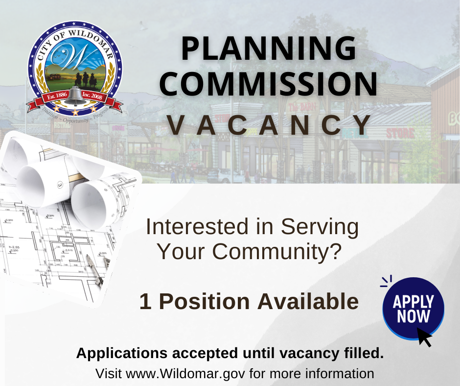 Planning Commission Vacancy - Sept. 2025