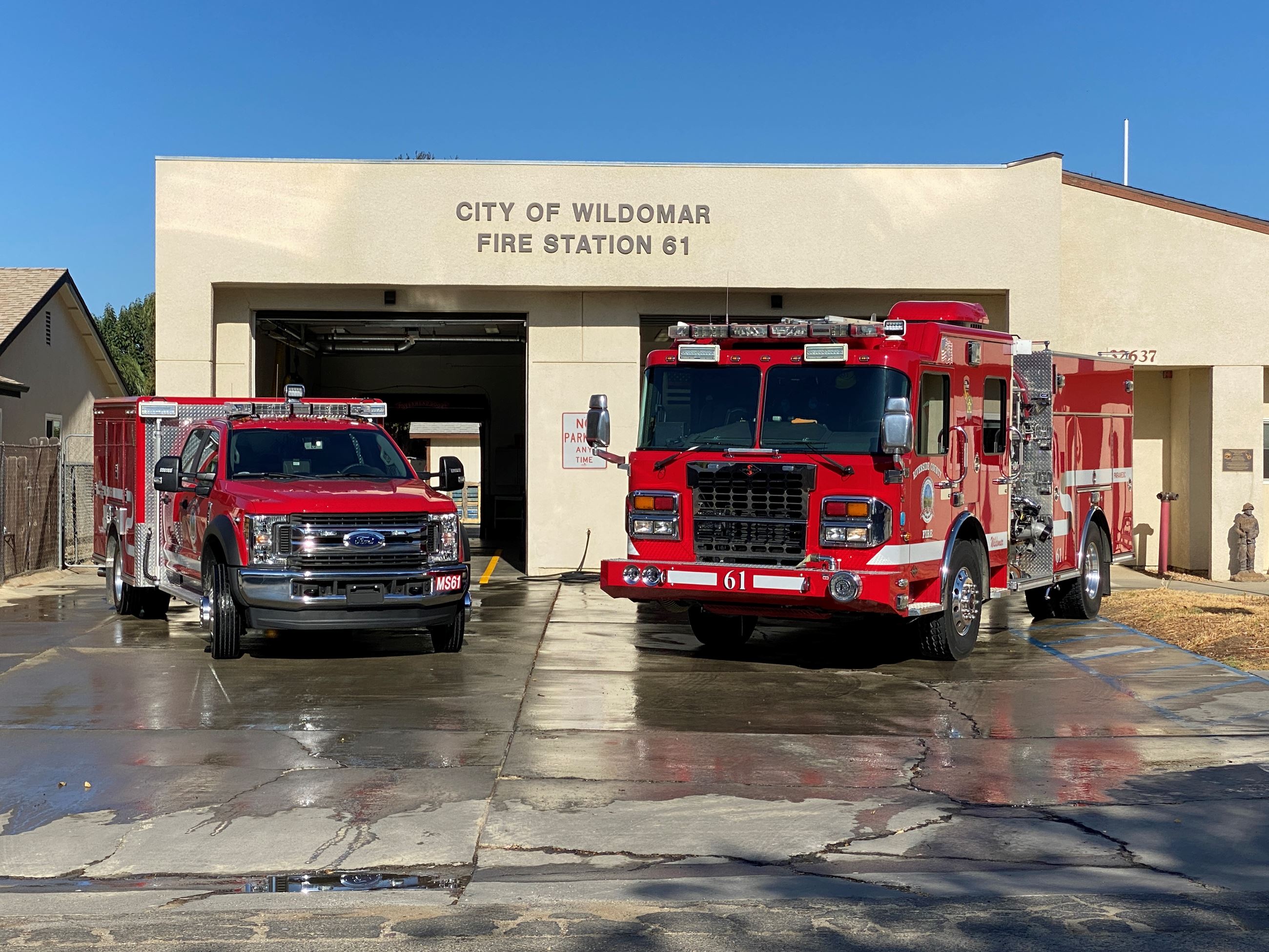 Fire Station 61 and Trucks
