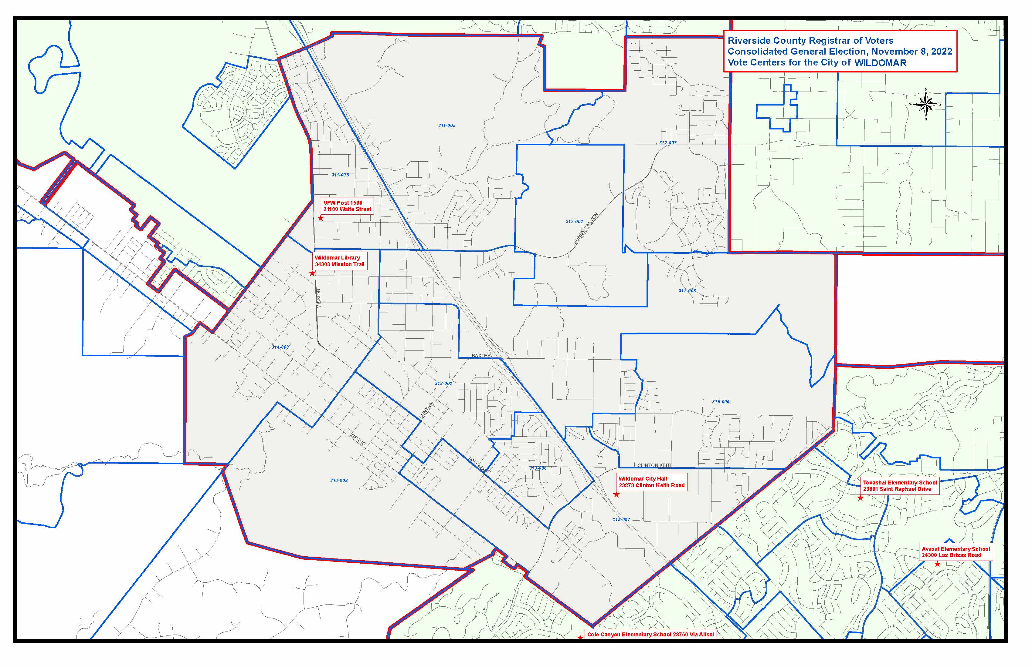 Voting Centers Map (PDF)