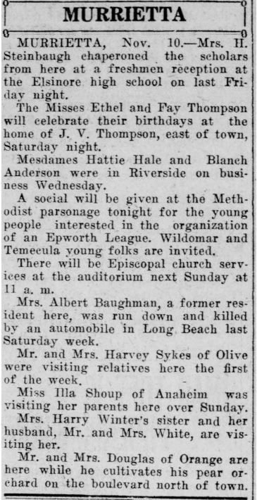 Article from November 10, 1921